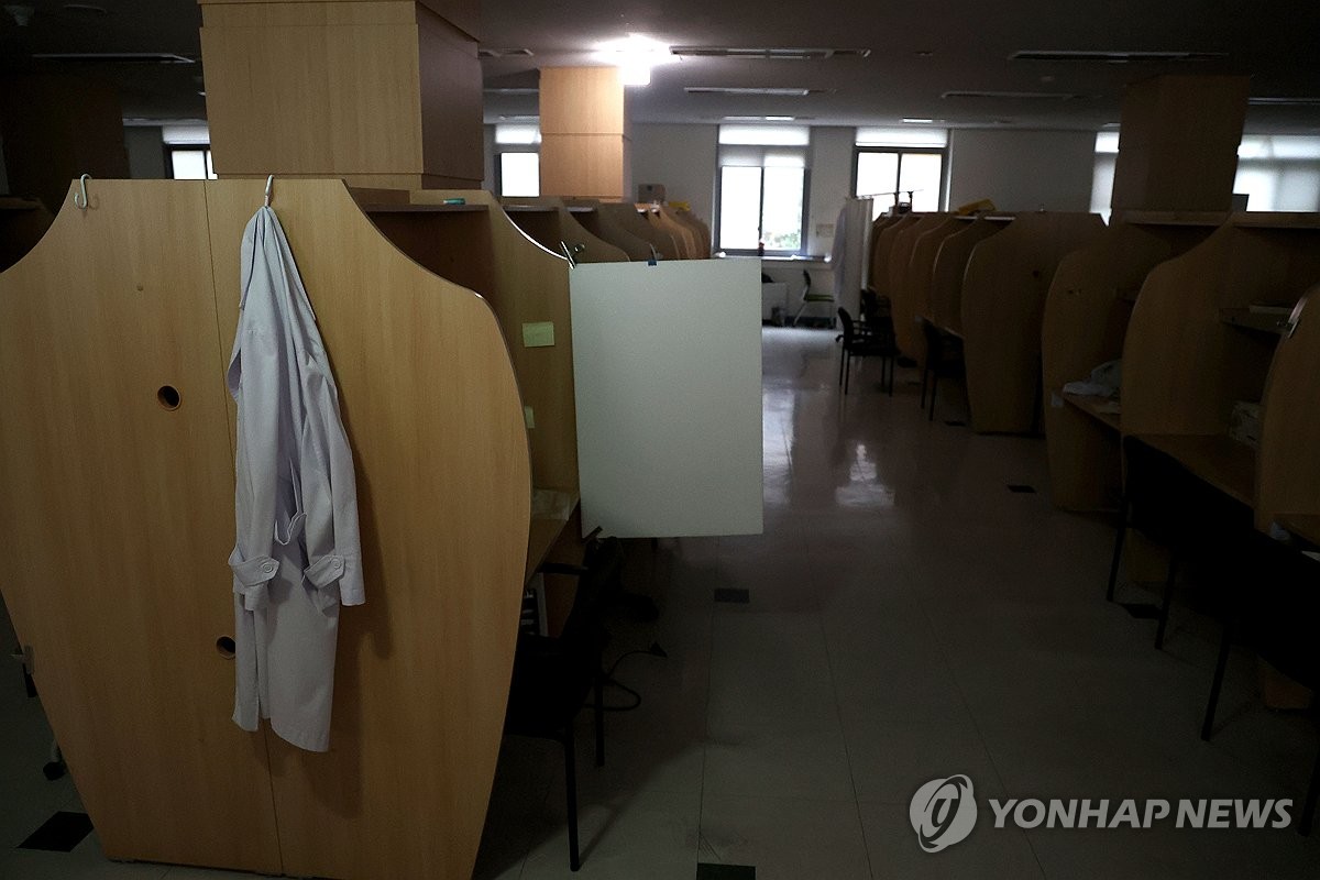텅 빈 의대 열람실[연합뉴스 자료사진]